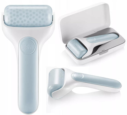 Vėsinantis veido ir kūno volelis ICE ROLLER gelinis masažuoklis Beauty Limited