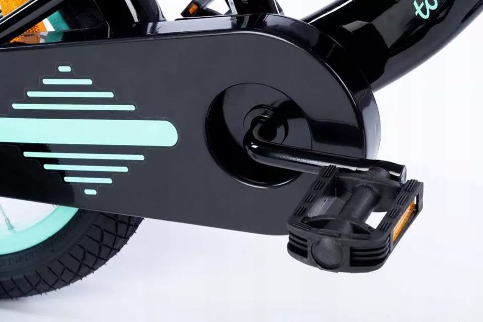 Dviratis TOMABIKE Platinum 14 colių su rankena, krepšeliu, skambučiu ir V-brake stabdžiais 14"