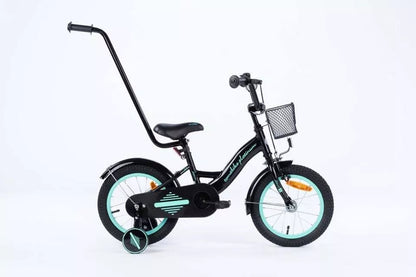 Dviratis TOMABIKE Platinum 14 colių su rankena, krepšeliu, skambučiu ir V-brake stabdžiais 14"