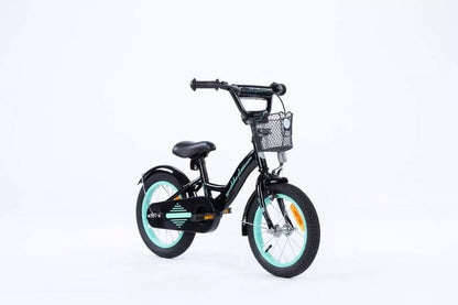 Dviratis TOMABIKE Platinum 14 colių su rankena, krepšeliu, skambučiu ir V-brake stabdžiais 14"