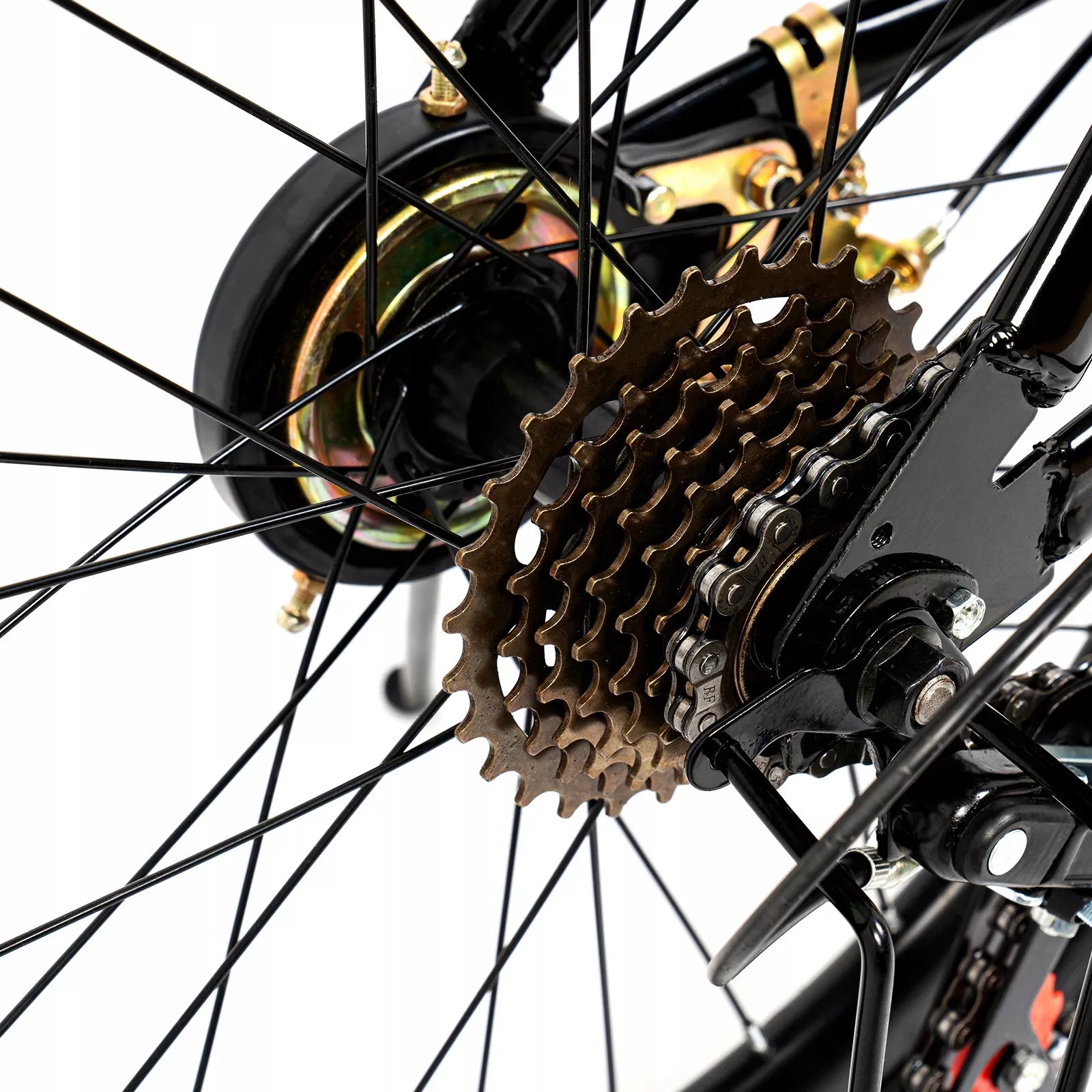 Vaikiškas kalnų dviratis MTB 20" berniukams ir mergaitėms, žalias