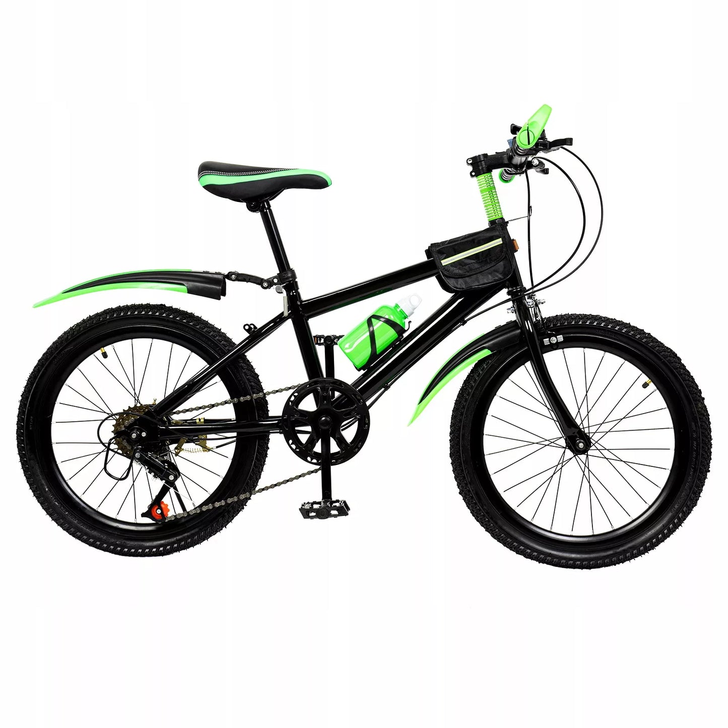 Rower dziecięcy górski MTB 20" dla chłopców i dziewczynek, zielony