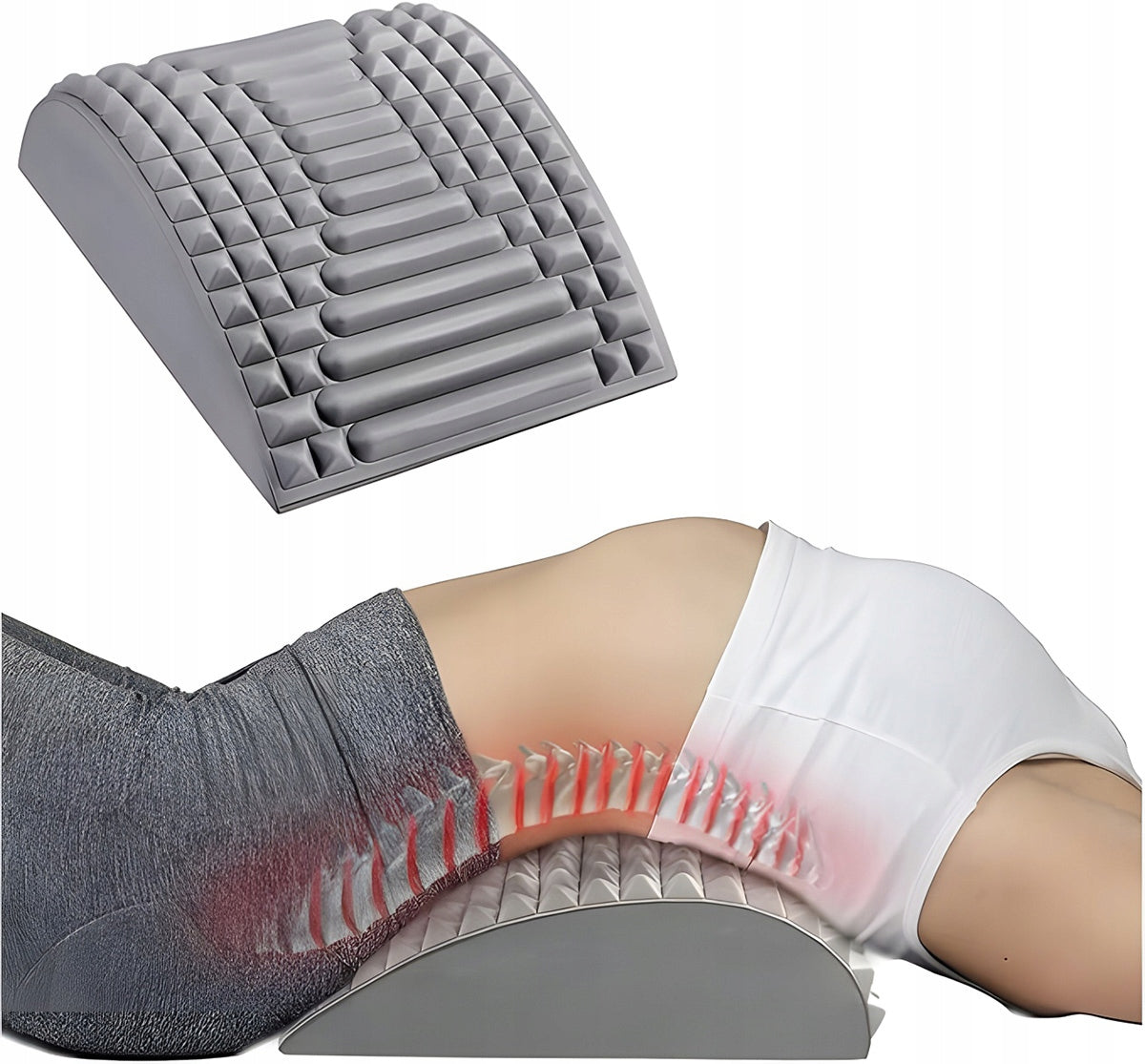 Elastingas kaklo ir nugaros masažuoklis-tempiklis