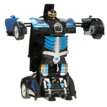 Nuotoliniu būdu valdomas automobilis Robot Transformacija Bugatti su Valdymo Pultu
