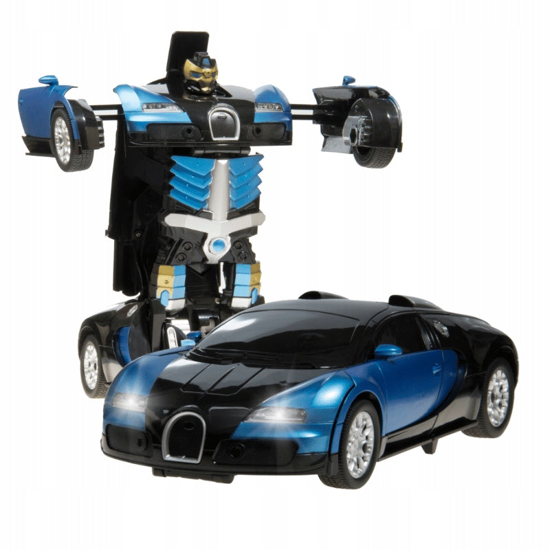 Nuotoliniu būdu valdomas automobilis Robot Transformacija Bugatti su Valdymo Pultu