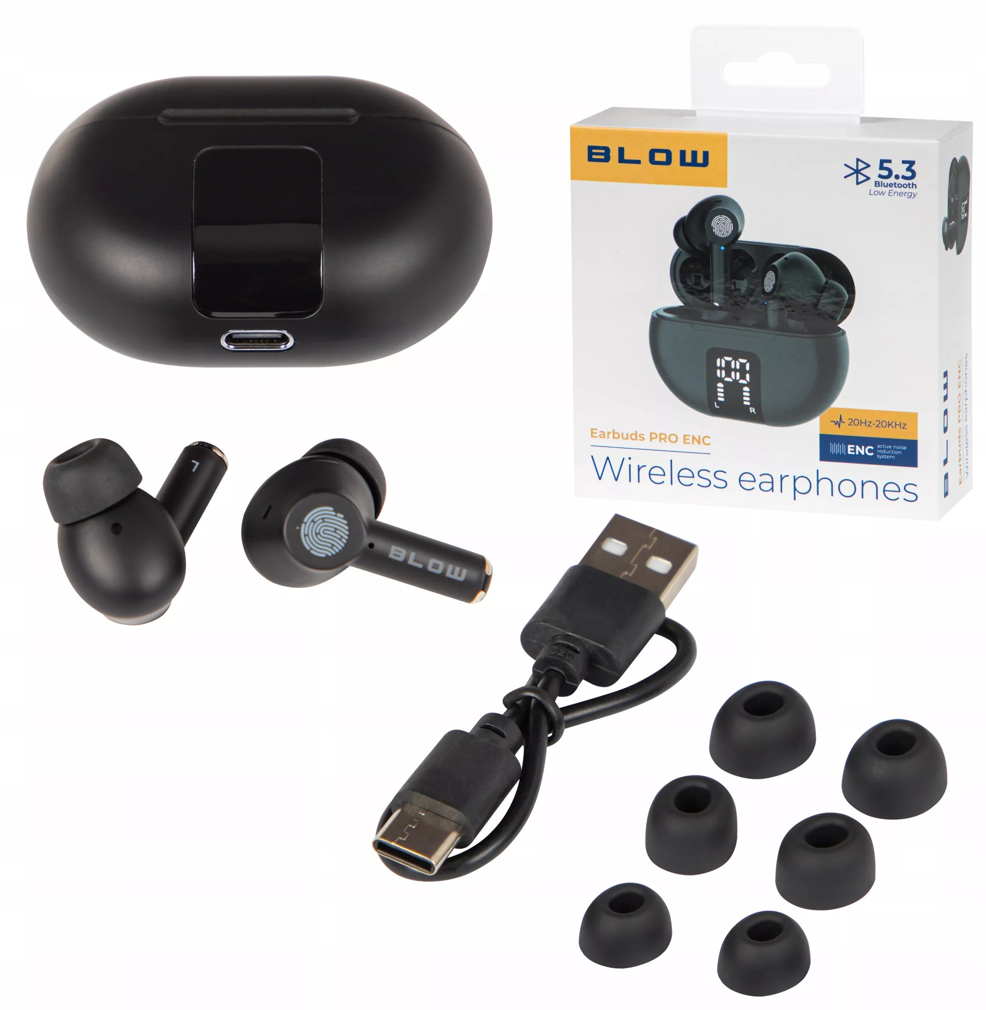 Belaidės ausinės – Bluetooth, mikrofonas