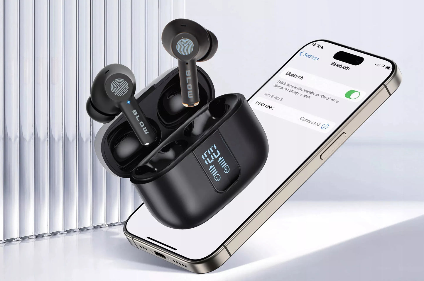Belaidės ausinės – Bluetooth, mikrofonas