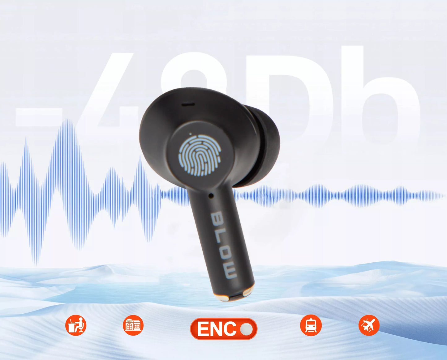 Belaidės ausinės – Bluetooth, mikrofonas