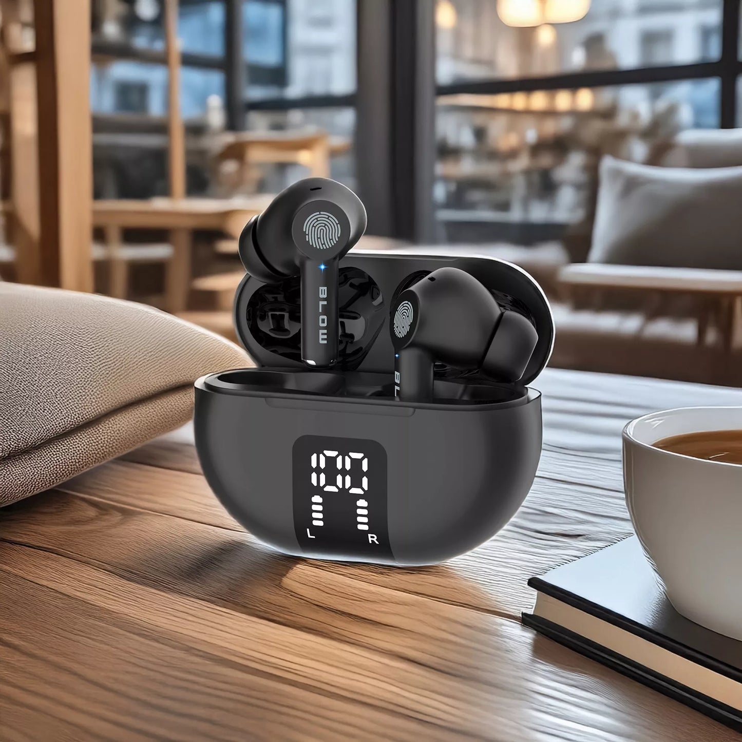 Belaidės ausinės – Bluetooth, mikrofonas