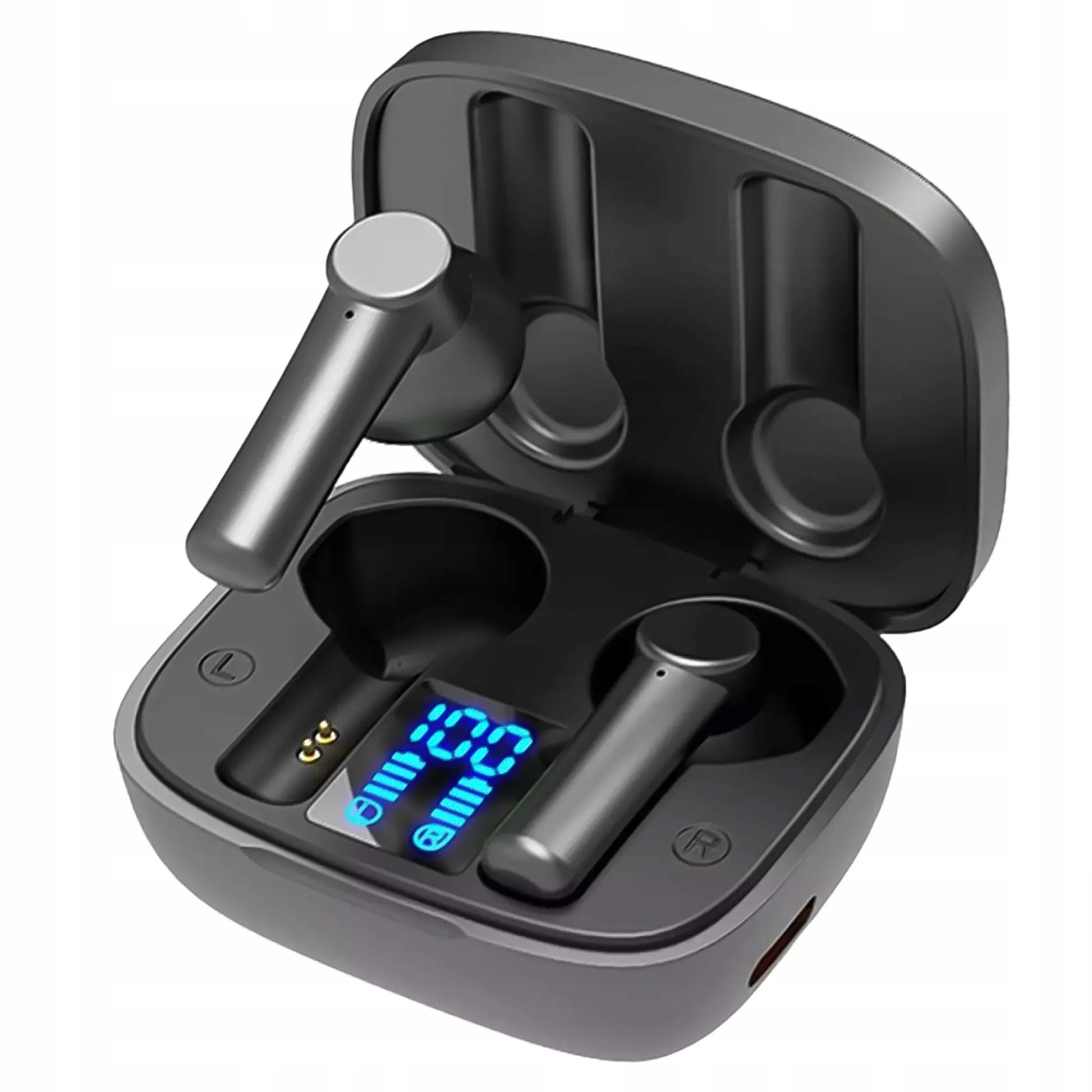 Belaidės ausinės Alogy TWS APTX sportinės Bluetooth 5.0 su įkrovimo dėkle