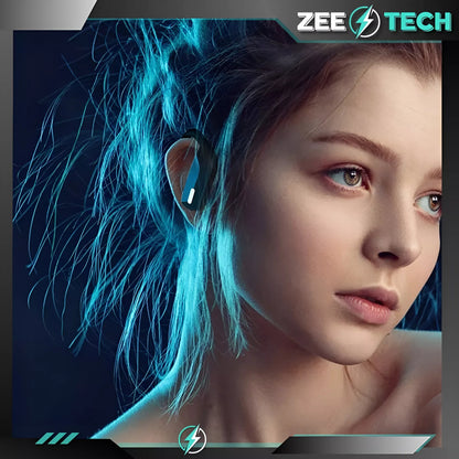Belaidės ausinės su mikrofonu, „Bluetooth“, sportinės, žaidimų