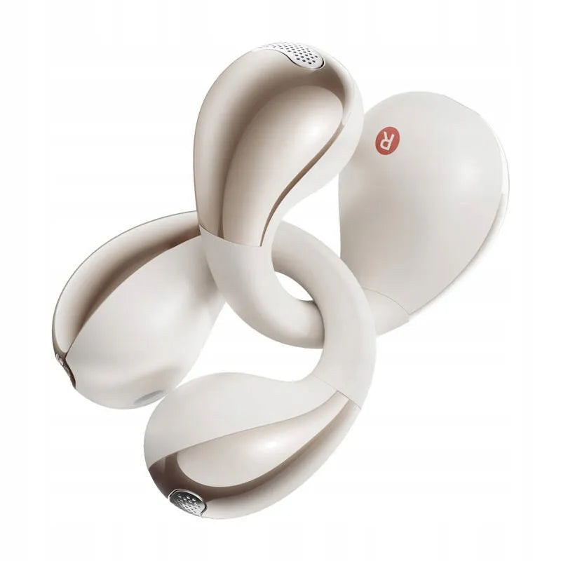 Belaidės ausinės QCY TWS Bluetooth, baltos
