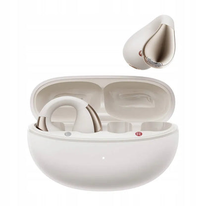Belaidės ausinės QCY TWS Bluetooth, baltos