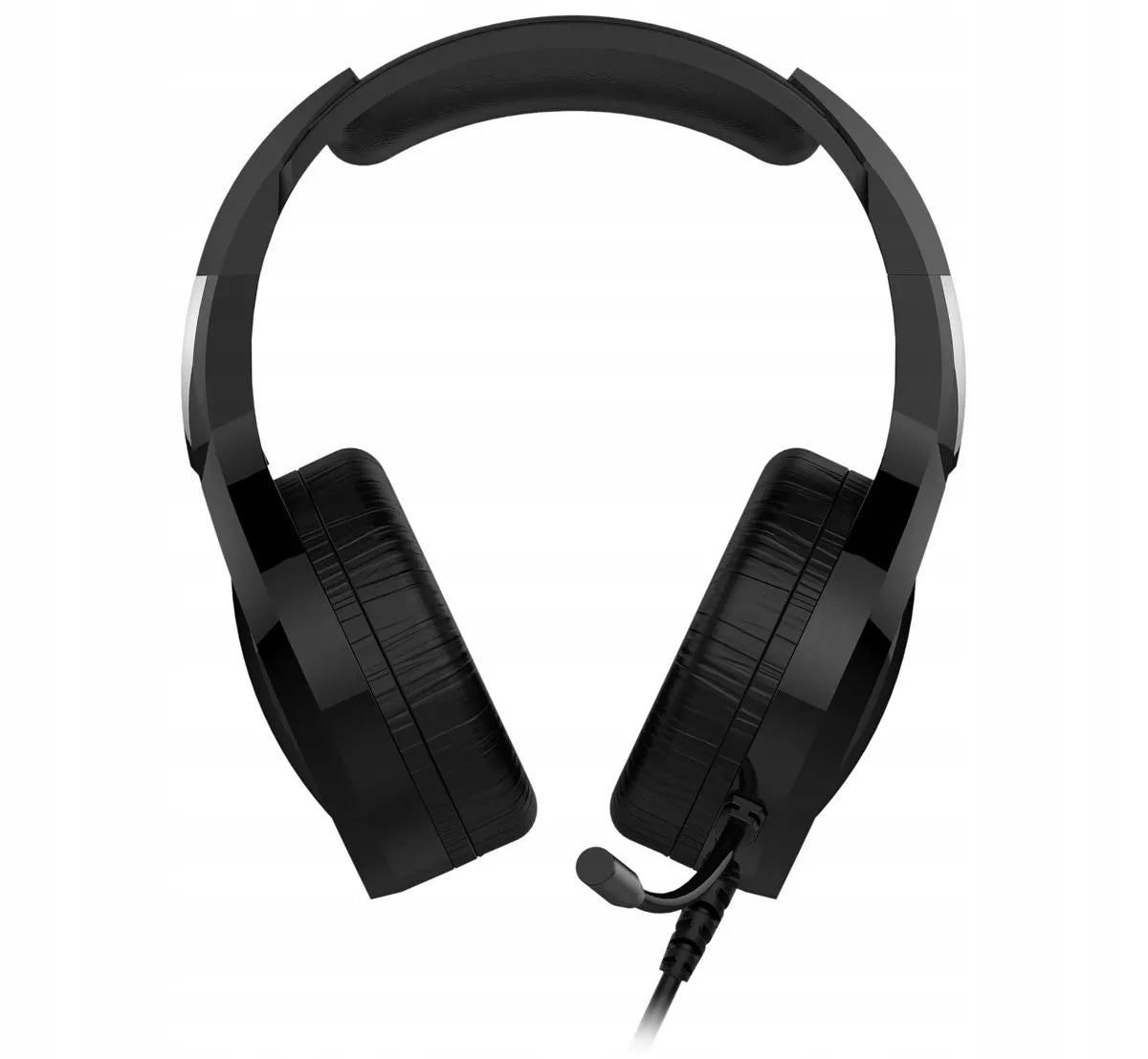 AUSINĖS SU MIKROFONU NEŠIOJAMAM KOMPIUTERIUI, XBOX, PS4 KONSOLEMS, DIDELĖS, ŠVIEČIANČIOS, ŽAIDIMŲ