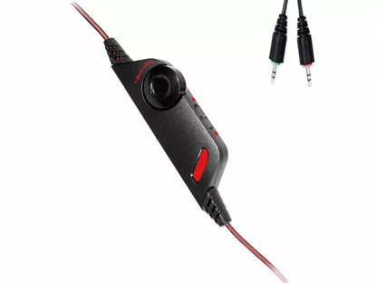 Žaidimų ausinės kompiuteriui su mikrofonu, USB + 2 x mini JACK