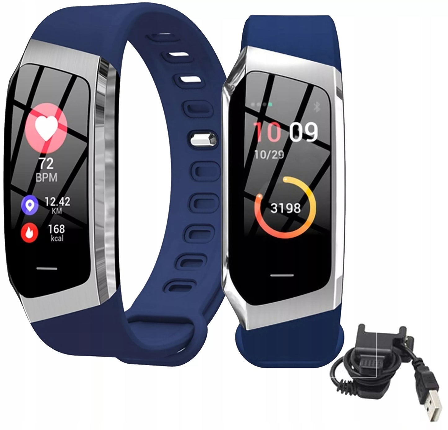 SMARTBAND Apyrankė išmanusis laikrodis AMOLED SP02 atsparus vandeniui PL