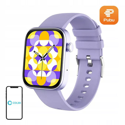 SMARTWATCH COLMI P71 - ŠIUOLAIKINIS IŠMANUSIS LAIKRODIS, VIOLETINIS
