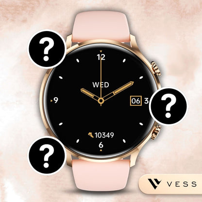 Moteriškas išmanusis laikrodis (Smartwatch) su skambučių funkcija, atsparus vandeniui + 4 dirželiai