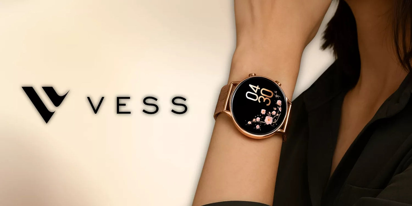 Moteriškas išmanusis laikrodis (Smartwatch) su skambučių funkcija, atsparus vandeniui + 4 dirželiai