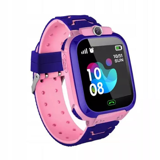 SMARTWATCH vaikams laikrodis GPS seklys SOS vaikiškas rožinis SMART