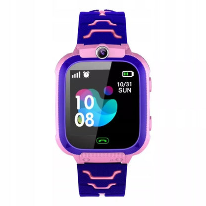 SMARTWATCH vaikams laikrodis GPS seklys SOS vaikiškas rožinis SMART
