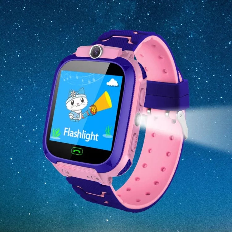 SMARTWATCH vaikams laikrodis GPS seklys SOS vaikiškas rožinis SMART