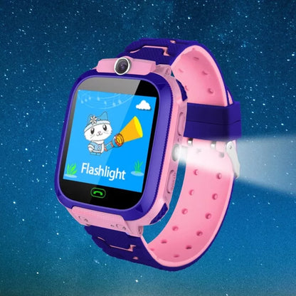 SMARTWATCH vaikams laikrodis GPS seklys SOS vaikiškas rožinis SMART