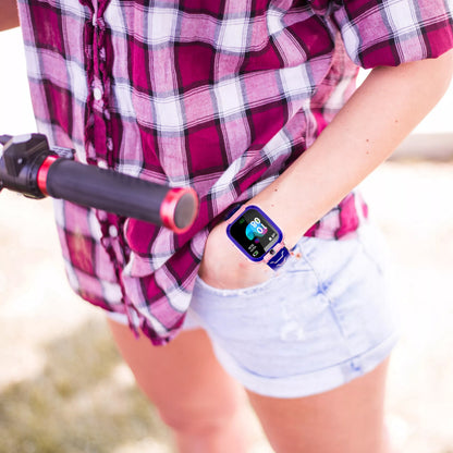 SMARTWATCH vaikams laikrodis GPS seklys SOS vaikiškas rožinis SMART