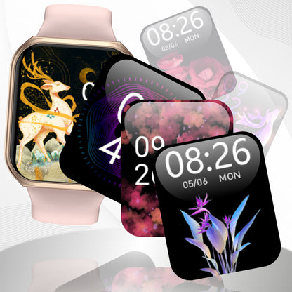 SMARTWATCH Moteriškas laikrodis SKAMBUČIŲ PRIĖMIMAS, ATSPARUS VANDENIUI, LIETUVIŠKAS MENIU