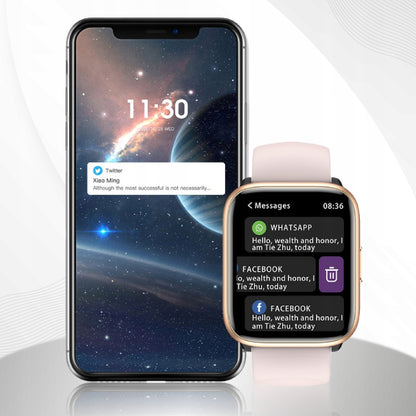 SMARTWATCH Moteriškas laikrodis SKAMBUČIŲ PRIĖMIMAS, ATSPARUS VANDENIUI, LIETUVIŠKAS MENIU