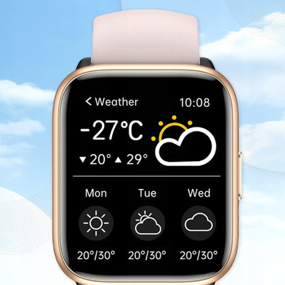 SMARTWATCH Moteriškas laikrodis SKAMBUČIŲ PRIĖMIMAS, ATSPARUS VANDENIUI, LIETUVIŠKAS MENIU