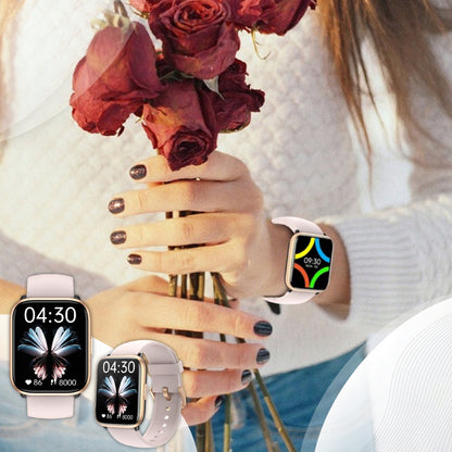 SMARTWATCH Moteriškas laikrodis SKAMBUČIŲ PRIĖMIMAS, ATSPARUS VANDENIUI, LIETUVIŠKAS MENIU