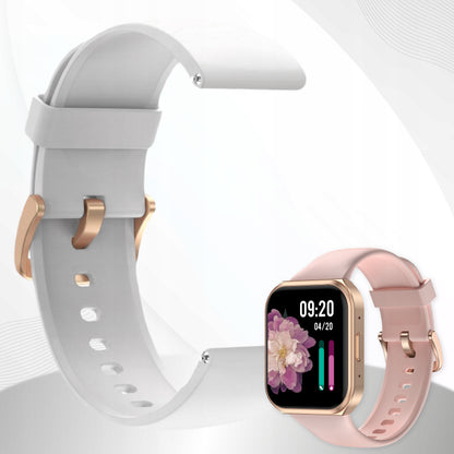 SMARTWATCH Moteriškas laikrodis SKAMBUČIŲ PRIĖMIMAS, ATSPARUS VANDENIUI, LIETUVIŠKAS MENIU