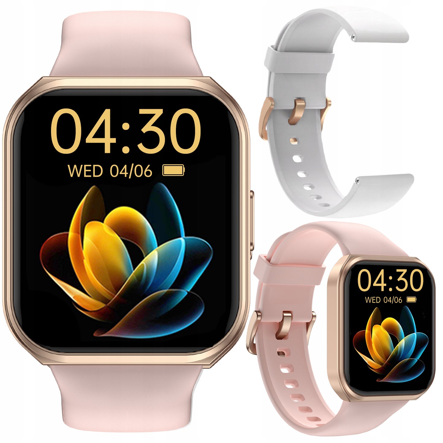 SMARTWATCH Moteriškas laikrodis SKAMBUČIŲ PRIĖMIMAS, ATSPARUS VANDENIUI, LIETUVIŠKAS MENIU