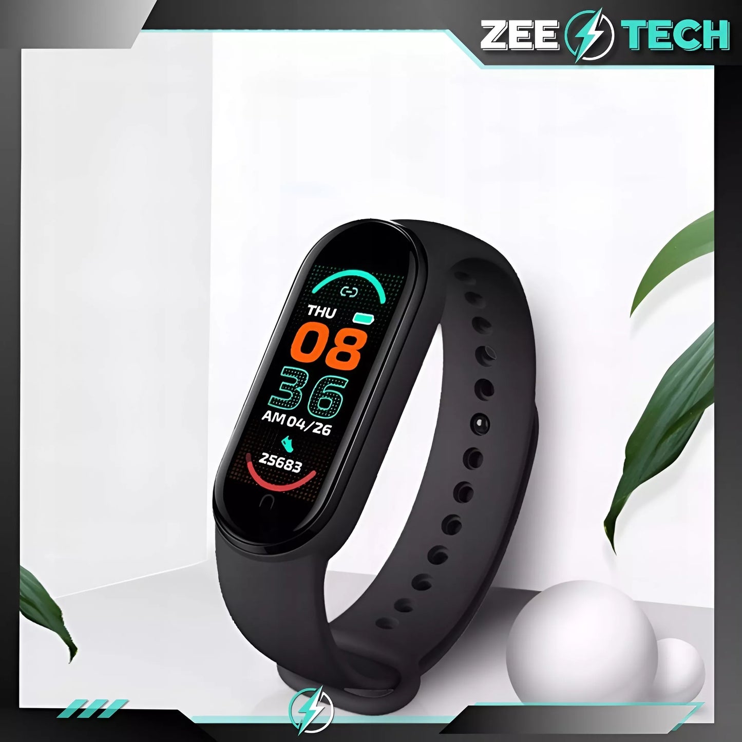 SMARTWATCH M6 LAIKRODIS VYRAMS MOTERIMS SPORTINĖ Apyrankė ŽINGSNIAI PULSAS PRANEŠIMAI