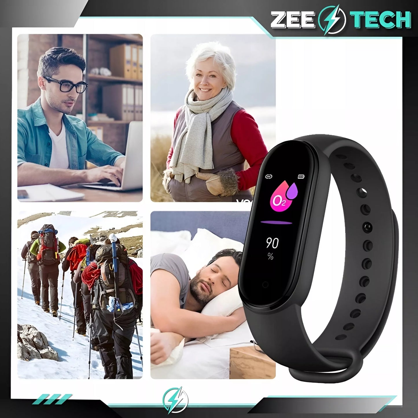 SMARTWATCH M8  LAIKRODIS VYRAMS MOTERIMS SPORTINĖ Apyrankė ŽINGSNIAI PULSAS PRANEŠIMAI