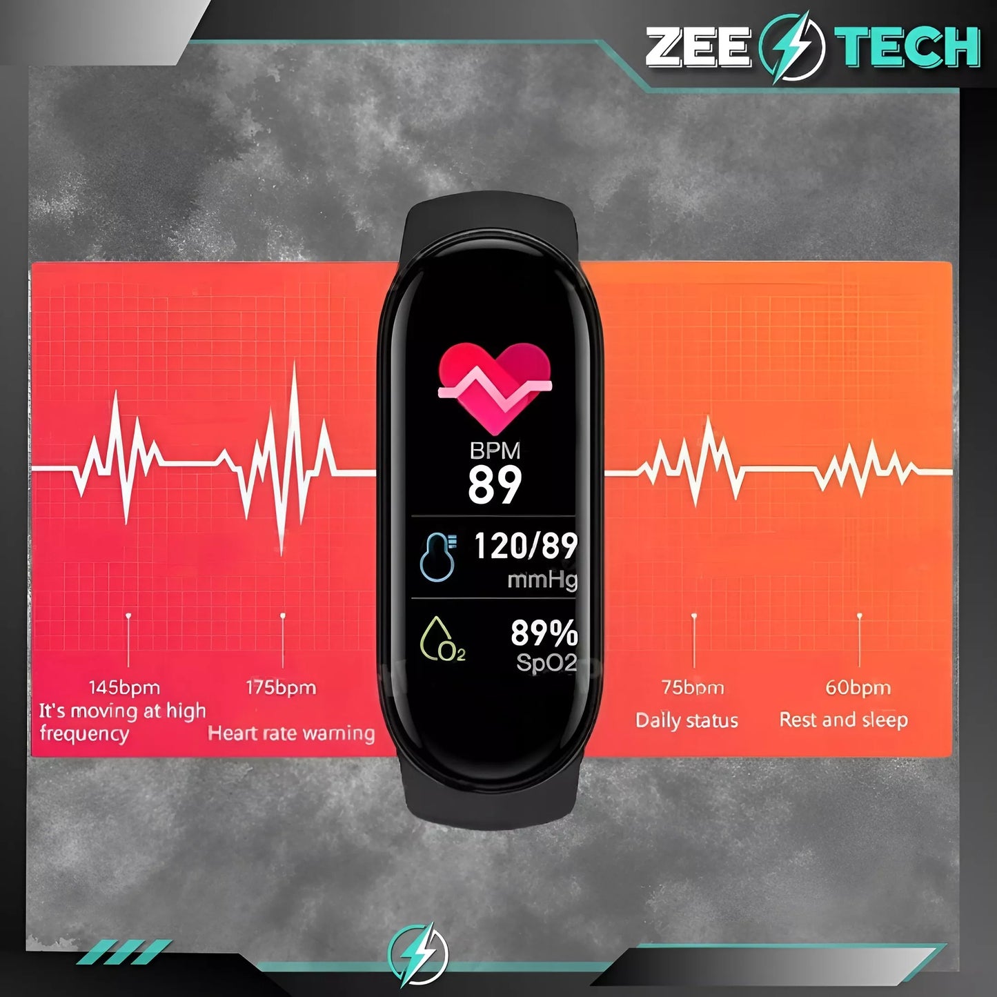 SMARTWATCH M8  LAIKRODIS VYRAMS MOTERIMS SPORTINĖ Apyrankė ŽINGSNIAI PULSAS PRANEŠIMAI