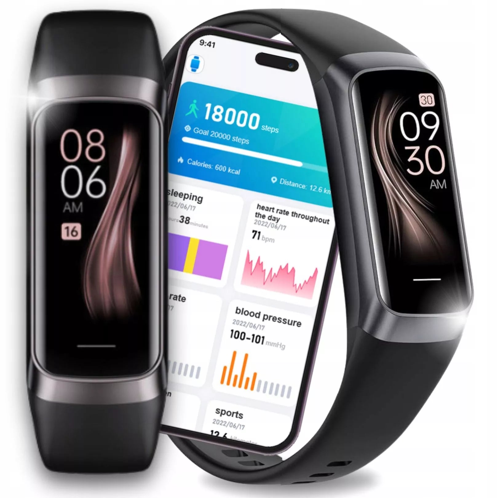 Išmanusis laikrodis Vyriškas Laikrodis Juodas Meniu PL AMOLED SMART PRO SMARTBAND GT