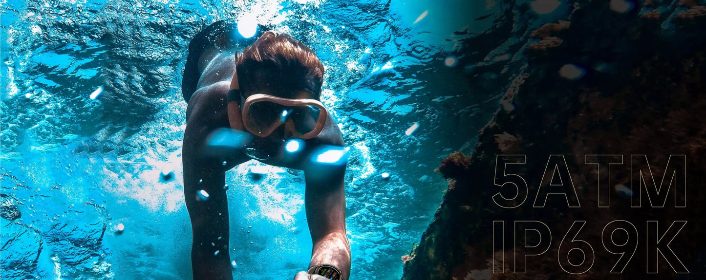 VYRIŠKAS IŠMANUSIS LAIKRODIS ATVİRAS VANDENIUI SKAMBUČIAI MENU PL SPORTAS GPS SMART WATCH DM 5ATM