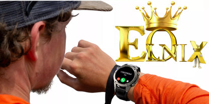 VYRIŠKAS IŠMANUSIS LAIKRODIS ATVİRAS VANDENIUI SKAMBUČIAI MENU PL SPORTAS GPS SMART WATCH DM 5ATM