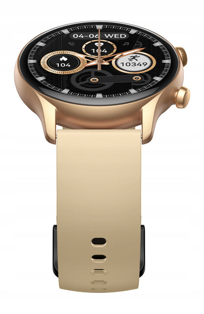 Išmanusis laikrodis Btalk 3 Plus SKAMBUČIAI SPORTAS SMART WATCH MOTERIŠKAS AUKSUOTAS