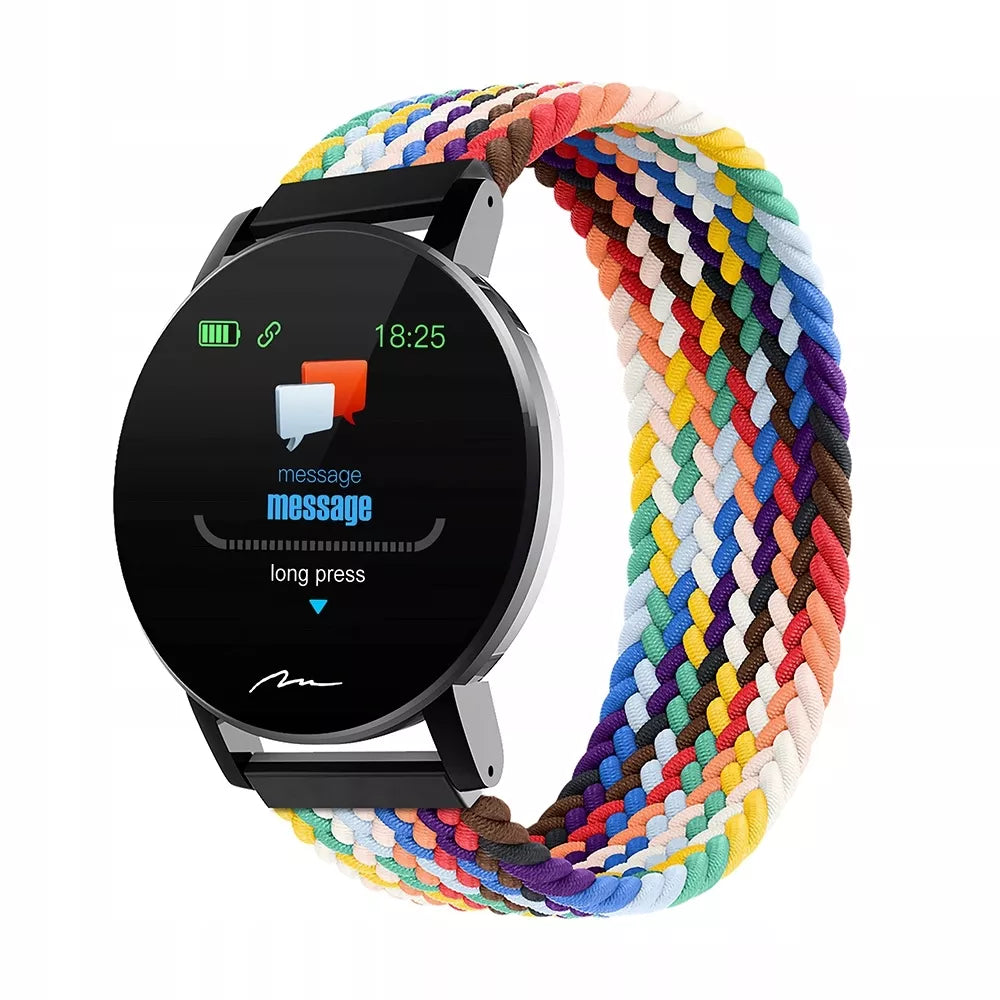 SMARTWATCH LAIKRODIS MOTERIŠKAS VYRIŠKAS ACTIVEBAND SPORTAS SLĖGIS PULSAS ŽINGSNIAI