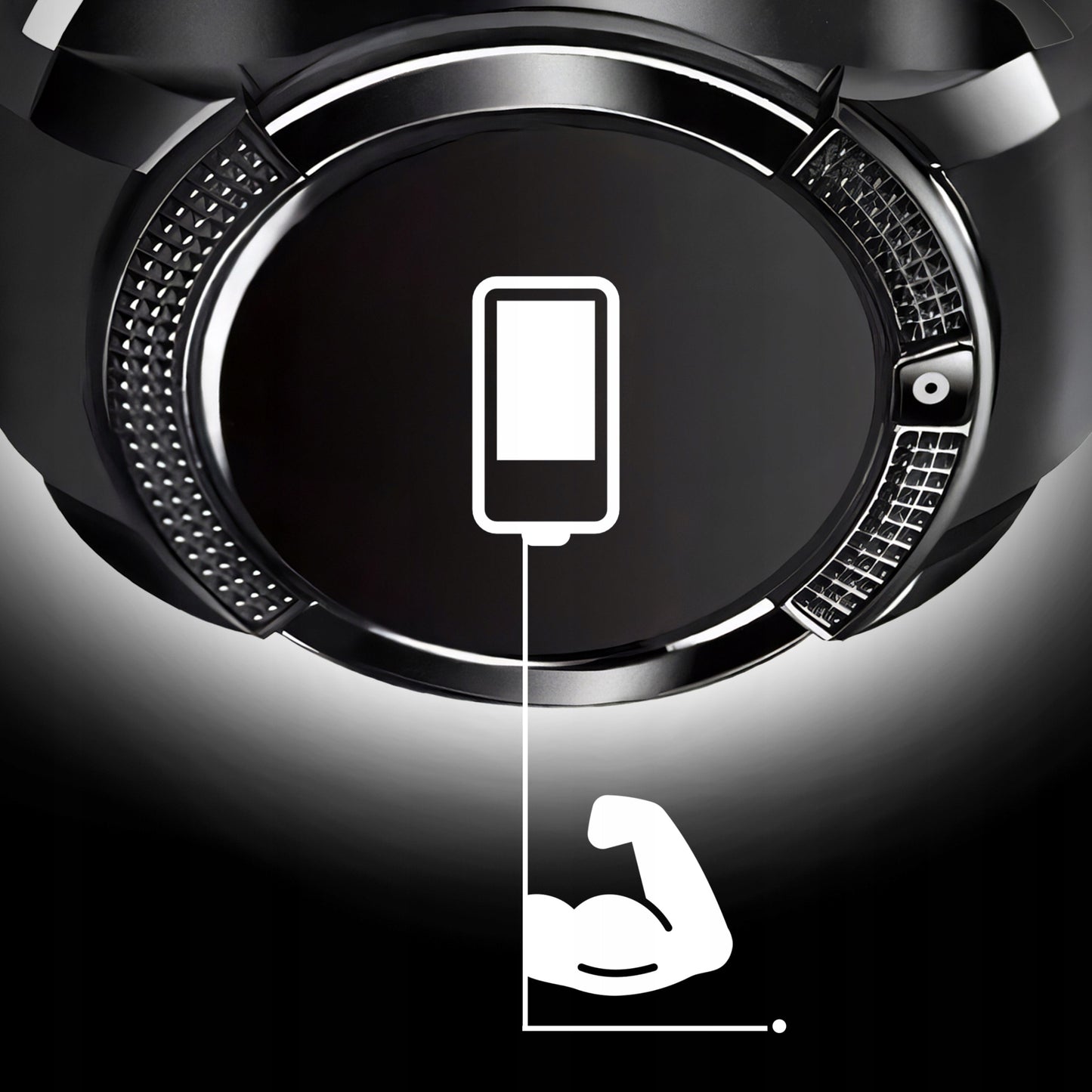 SMARTWATCH IŠMANUSIS LAIKRODIS SU SIM KORTELE, SD, IPS EKRANU, KAMERA, MIKROFONU, SKIRTAS SPORTUI IR SKAMBUČIAMS