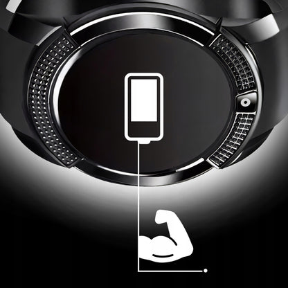 SMARTWATCH IŠMANUSIS LAIKRODIS SU SIM KORTELE, SD, IPS EKRANU, KAMERA, MIKROFONU, SKIRTAS SPORTUI IR SKAMBUČIAMS