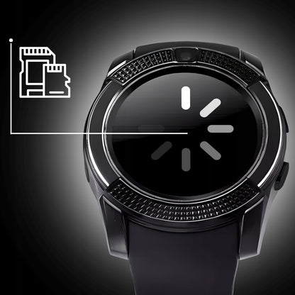 SMARTWATCH IŠMANUSIS LAIKRODIS SU SIM KORTELE, SD, IPS EKRANU, KAMERA, MIKROFONU, SKIRTAS SPORTUI IR SKAMBUČIAMS