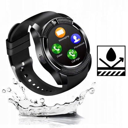 SMARTWATCH IŠMANUSIS LAIKRODIS SU SIM KORTELE, SD, IPS EKRANU, KAMERA, MIKROFONU, SKIRTAS SPORTUI IR SKAMBUČIAMS