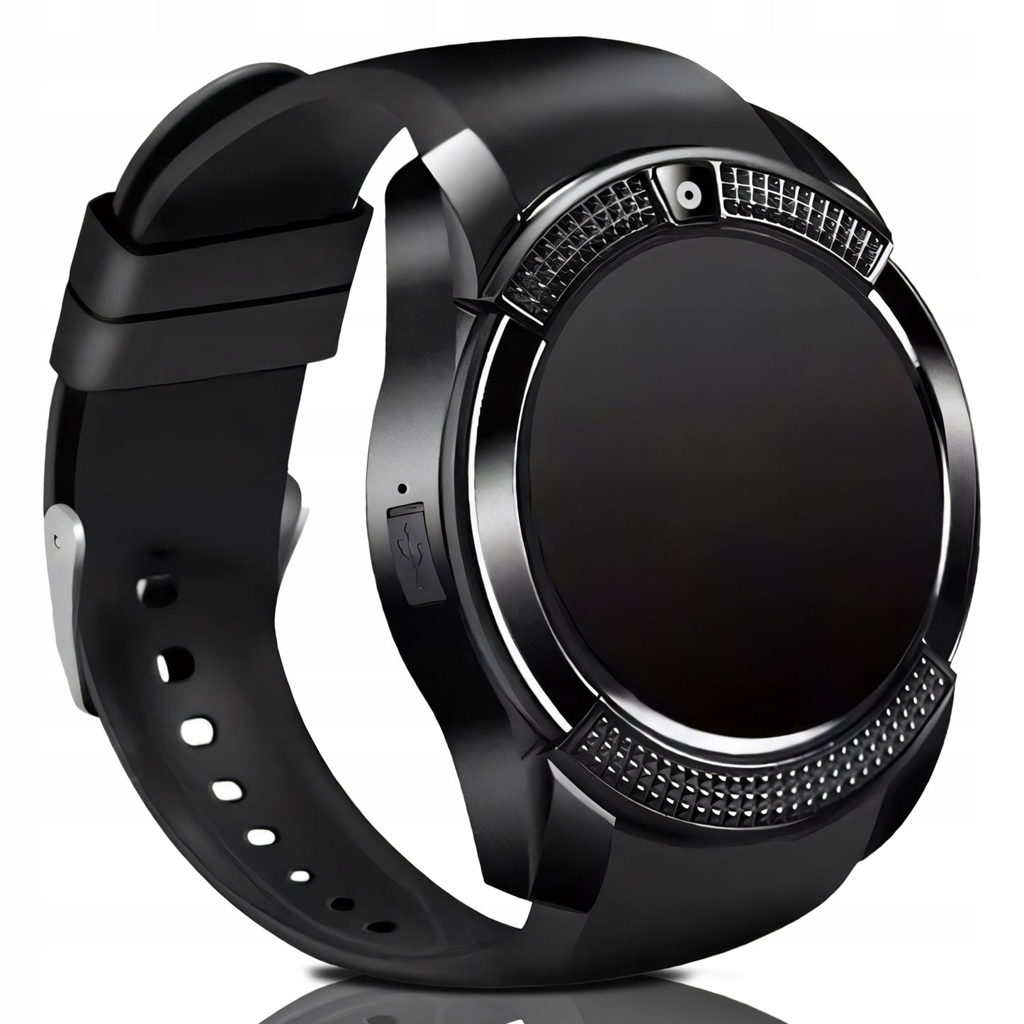 SMARTWATCH IŠMANUSIS LAIKRODIS SU SIM KORTELE, SD, IPS EKRANU, KAMERA, MIKROFONU, SKIRTAS SPORTUI IR SKAMBUČIAMS