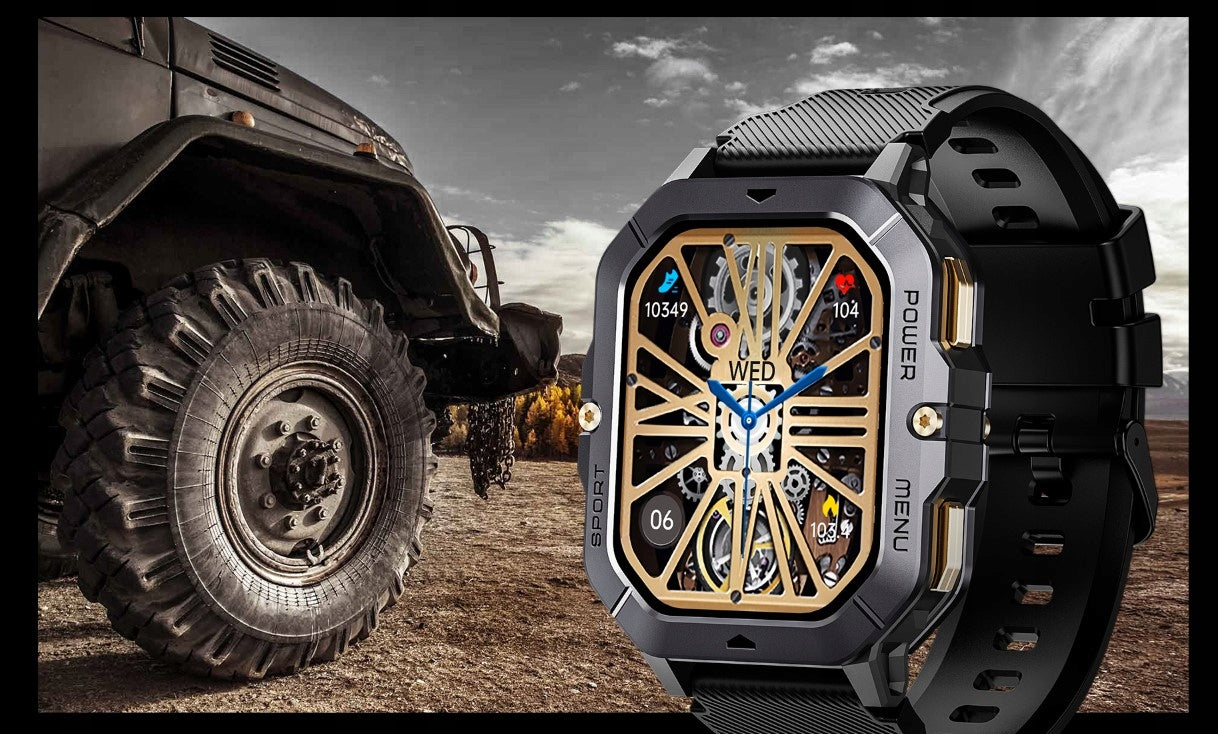 SMARTWATCH VYRIŠKAS LAIKRODIS CUBOT C28 AI SKAMBUČIAI ŠARVUOTAS VANDENS NEPRALEIDŽIANTIS LIETUVIŠKAS MENIU