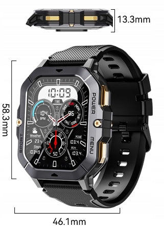 SMARTWATCH VYRIŠKAS LAIKRODIS CUBOT C28 AI SKAMBUČIAI ŠARVUOTAS VANDENS NEPRALEIDŽIANTIS LIETUVIŠKAS MENIU