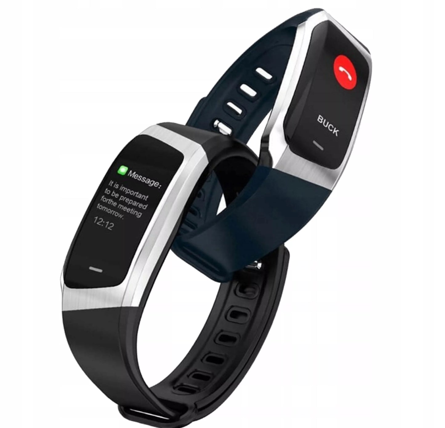 SMARTWATCH SMARTBAND ZEGAREK Z MENU W JĘZYKU POLSKIM SPORTOWY WODOODPORNY LED AMOLED HD TĘTNO